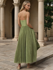 Robe bustier mi-longue sans manches Hayley