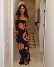 Isla | Sunset Maxikleid