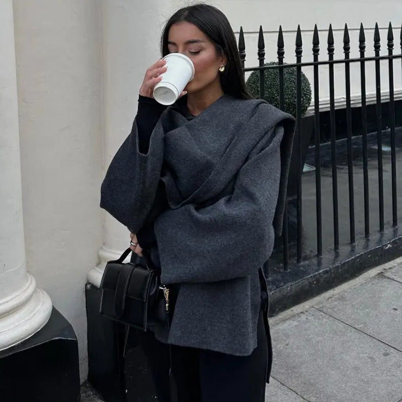Iris | Übergroßer warmer Mantel