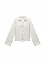 Sharon | Lightweight Tie-Front Jacket