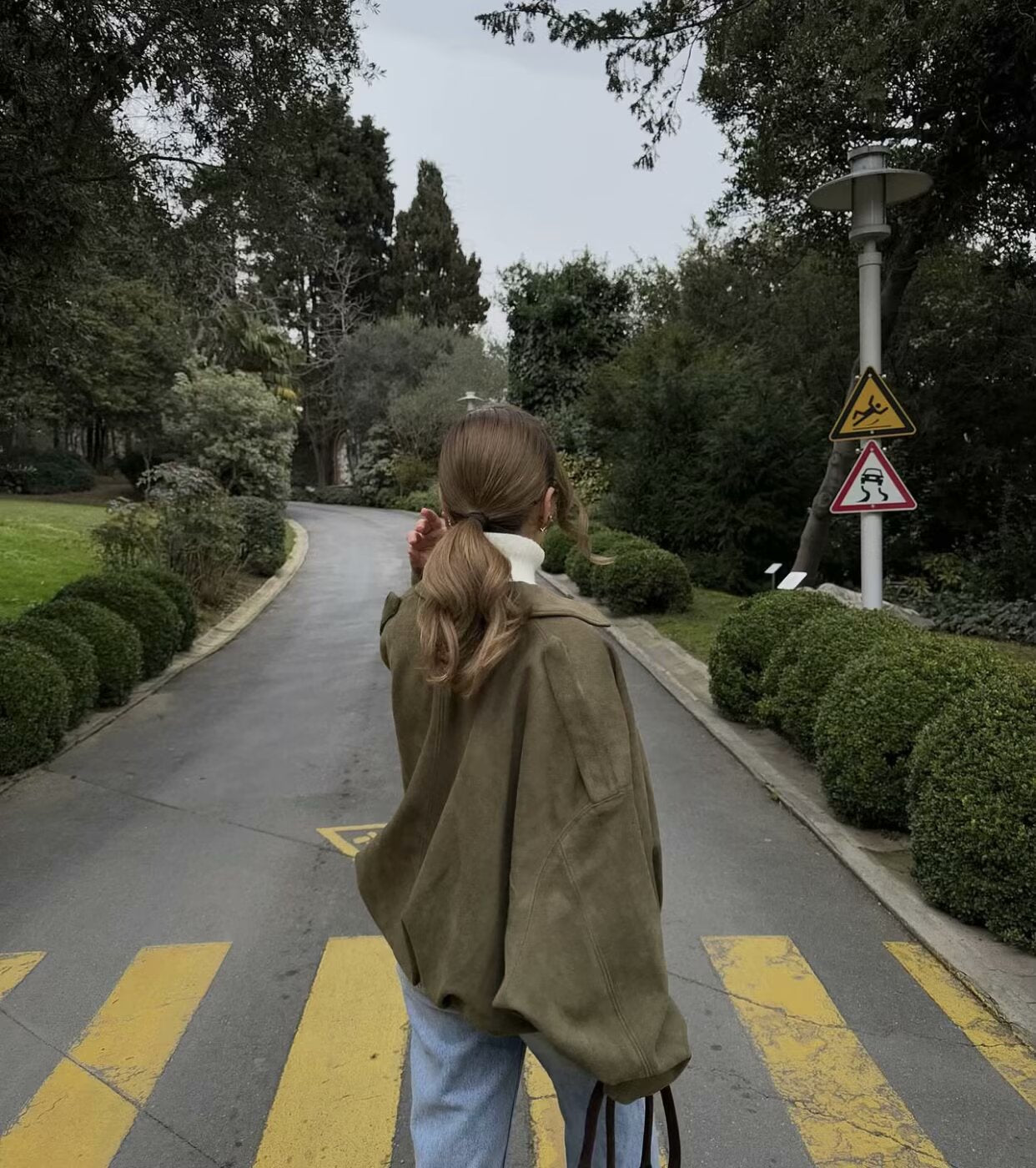 Kaori | Veste pilote texturée en daim