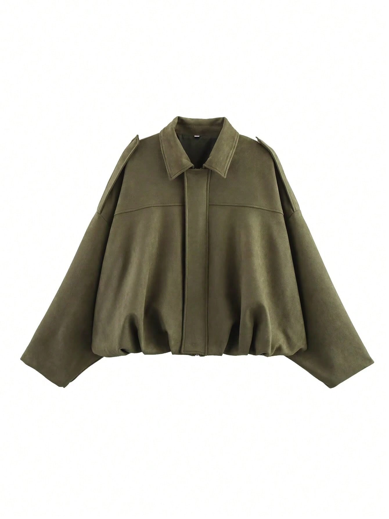 Kaori | Veste pilote texturée en daim