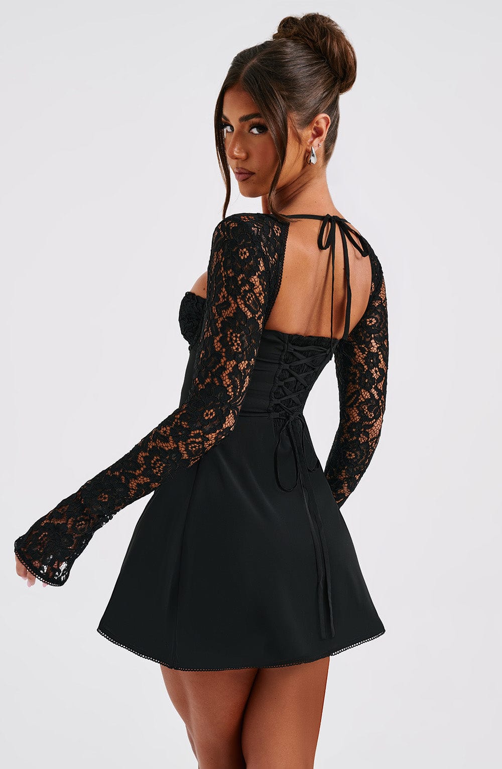 Lana | Langärmliges Minikleid