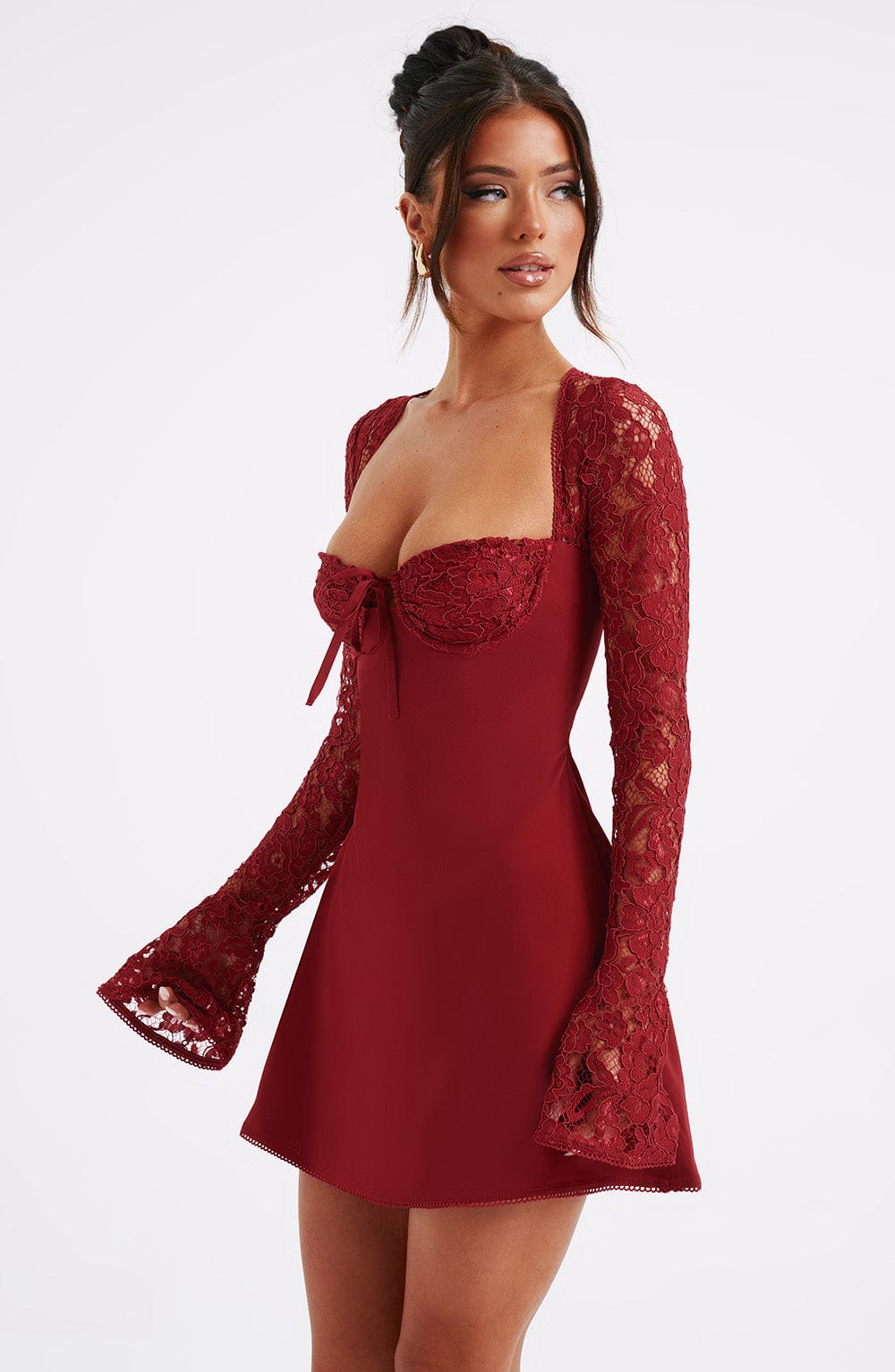 Lana | Langärmliges Minikleid