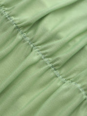 Camille | Robe midi froncée
