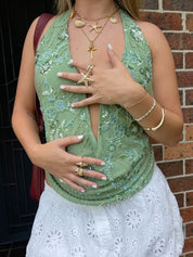 Paris | Cowl Neck Halter Top