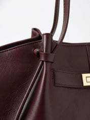Adele | Leather Shopper Tote Bag