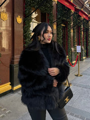 Adele | Faux Fur Oversized Coat