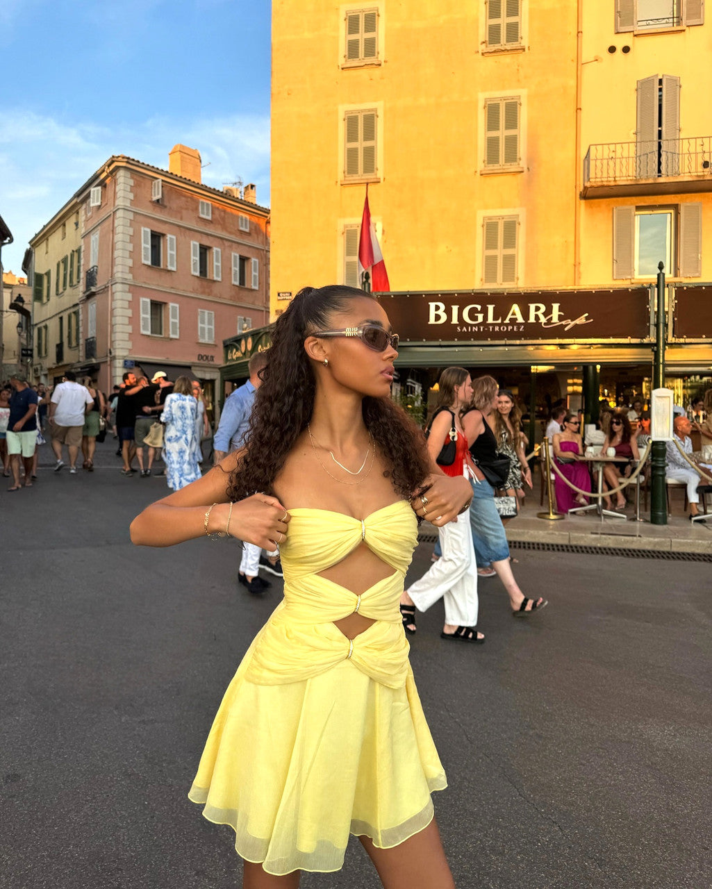 Amara | Twist Mini Dress
