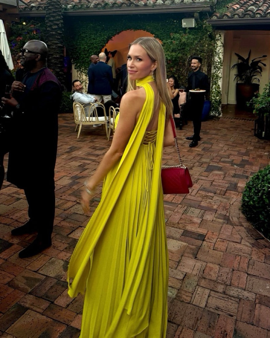 Zaira | Pleated Maxi Dress