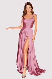 Snow White | Slit Maxi Dress