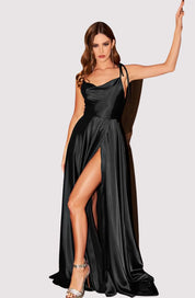 Snow White | Slit Maxi Dress