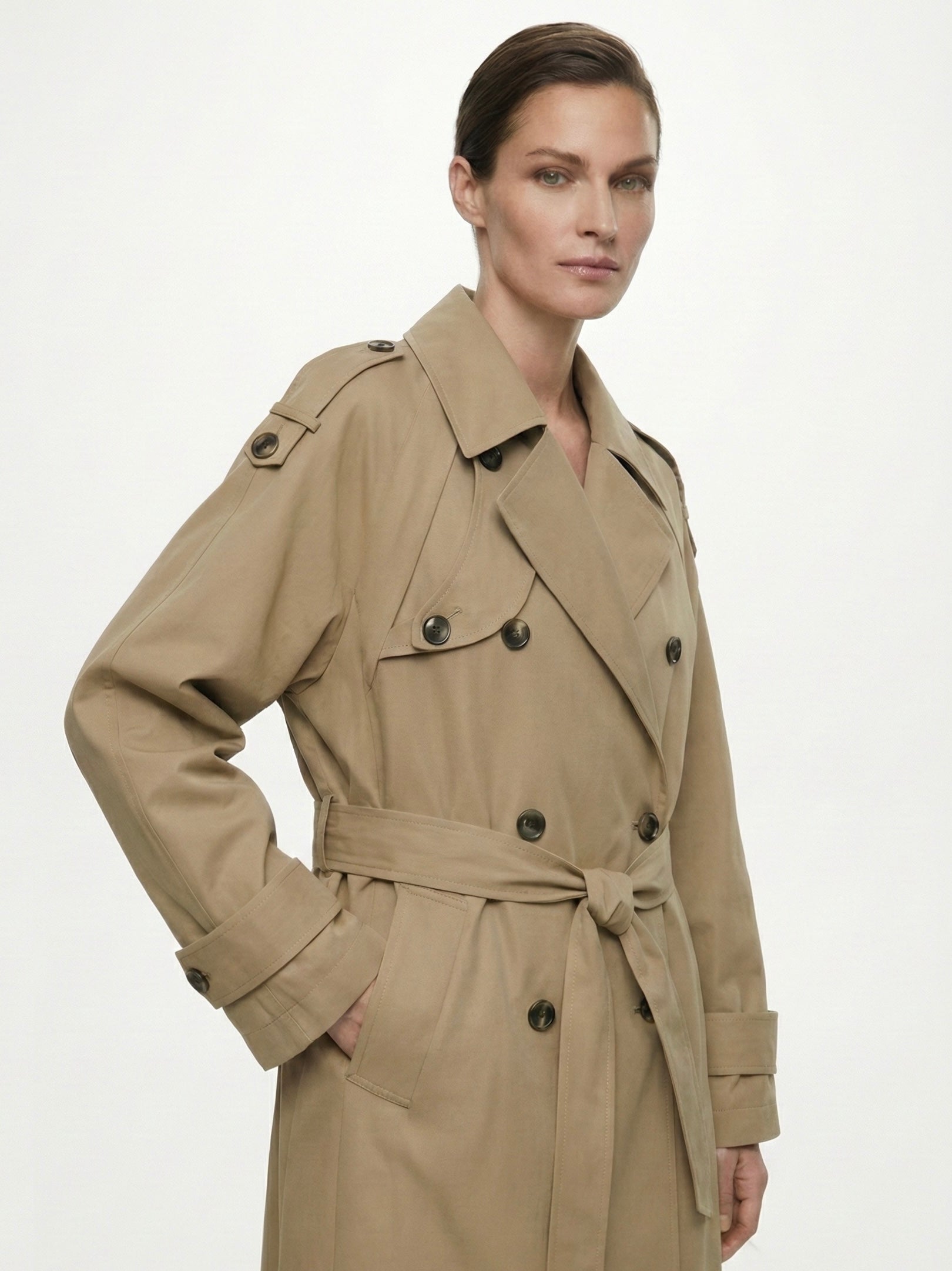 Myla | Trench-coat classique croisé