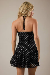 Le Lis | Polka Dot Halter Dress