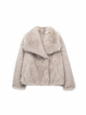 Adele | Faux Fur Oversized Coat
