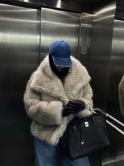 Adele | Faux Fur Oversized Coat