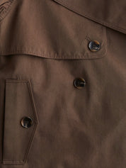 Alicent | Manteau court croisé ceinturé