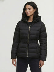 Eleanor | Hooded Puffer Jacket with Belt