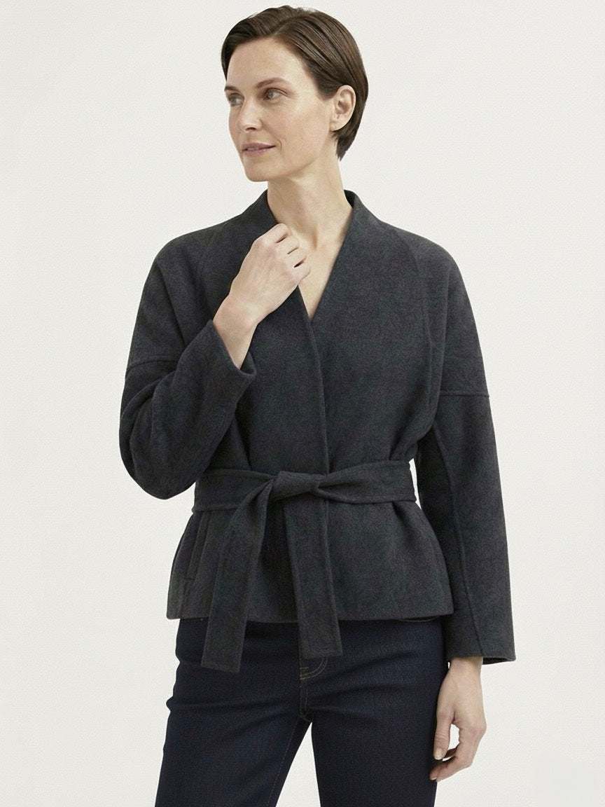 Esme | Textured Wrap Top