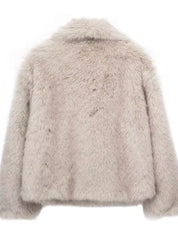 Adele | Faux Fur Oversized Coat
