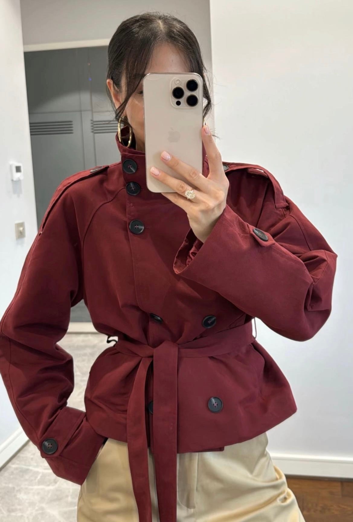 Cath | Trench Coat Autumn Jacket