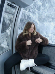 Adele | Faux Fur Oversized Coat