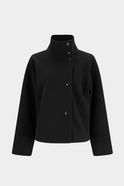 Martha | High-Neck Wool-Blend Jacket