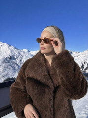 Adele | Faux Fur Oversized Coat