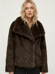 Adele | Faux Fur Oversized Coat