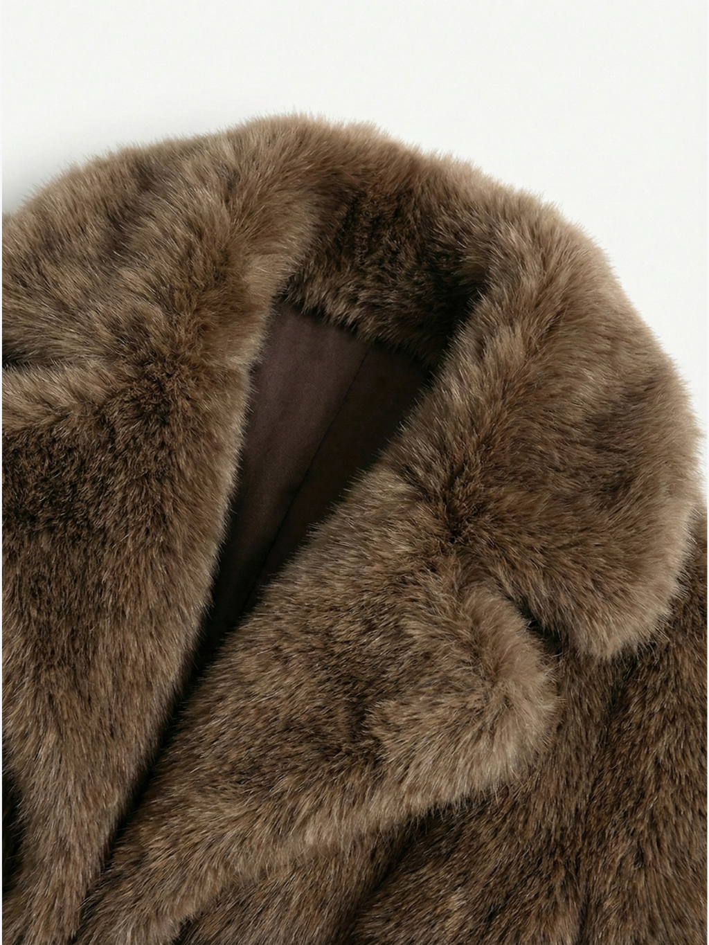 Kataleya | Cropped Oversized Faux Fur Coat