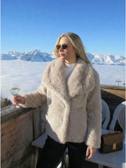 Adele | Faux Fur Oversized Coat