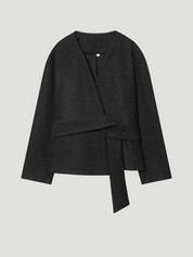 Esme | Textured Wrap Top