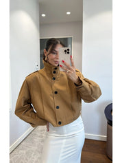 Sarah | Veste caban courte