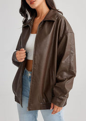 Women’s Leather Jacket – Biker-Inspired Elegance