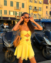 Amara | Twist Mini Dress