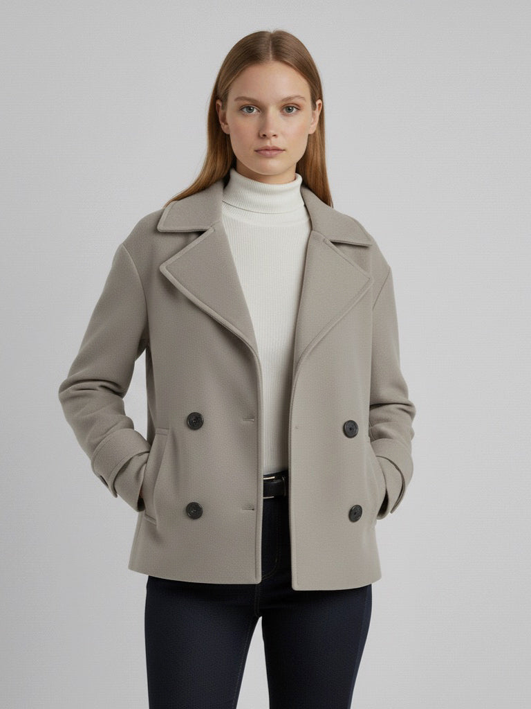 Millie | High-Neck Wool Jacket