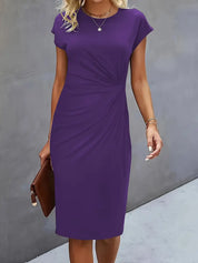 Women's Classic High-Quality Dress with Scoop Neck