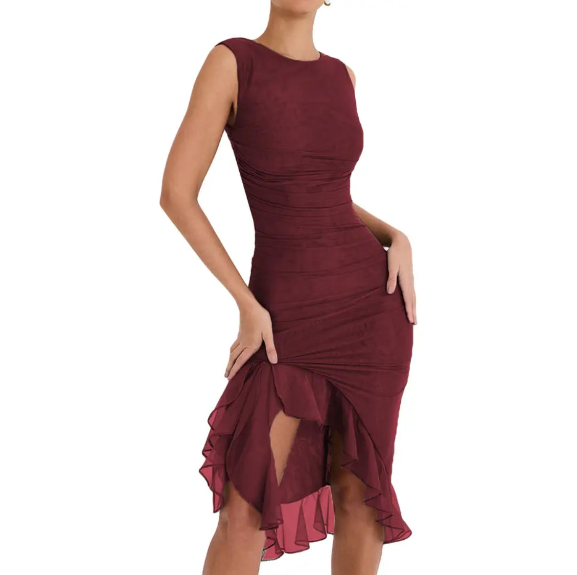 Anny | Tulle Midi Dress