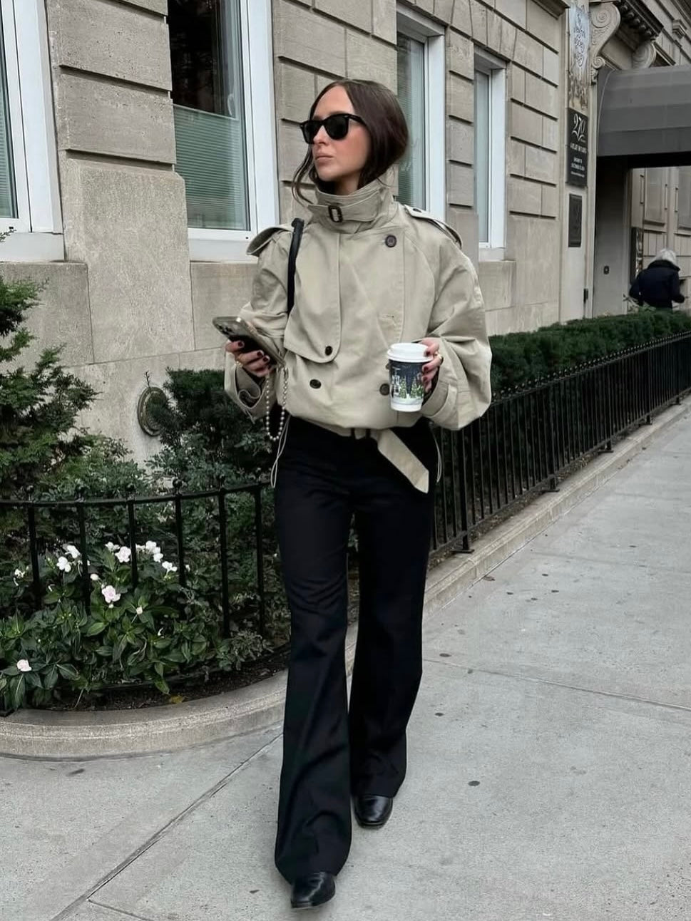 Alice | Oversized High-Neck Trench Jacket