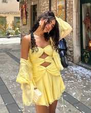Amara | Twist Mini Dress