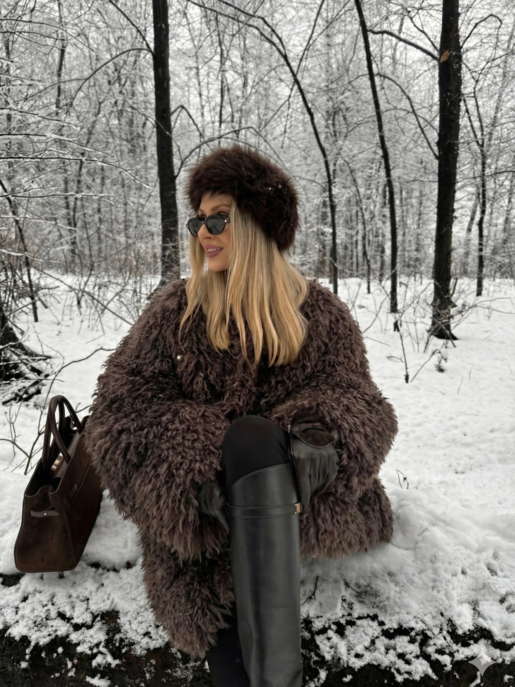 Hana | Faux Fur Statement Jacket