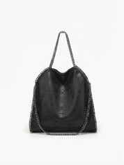 Skyla | Chain Strap Soft Faux Leather Tote Bag