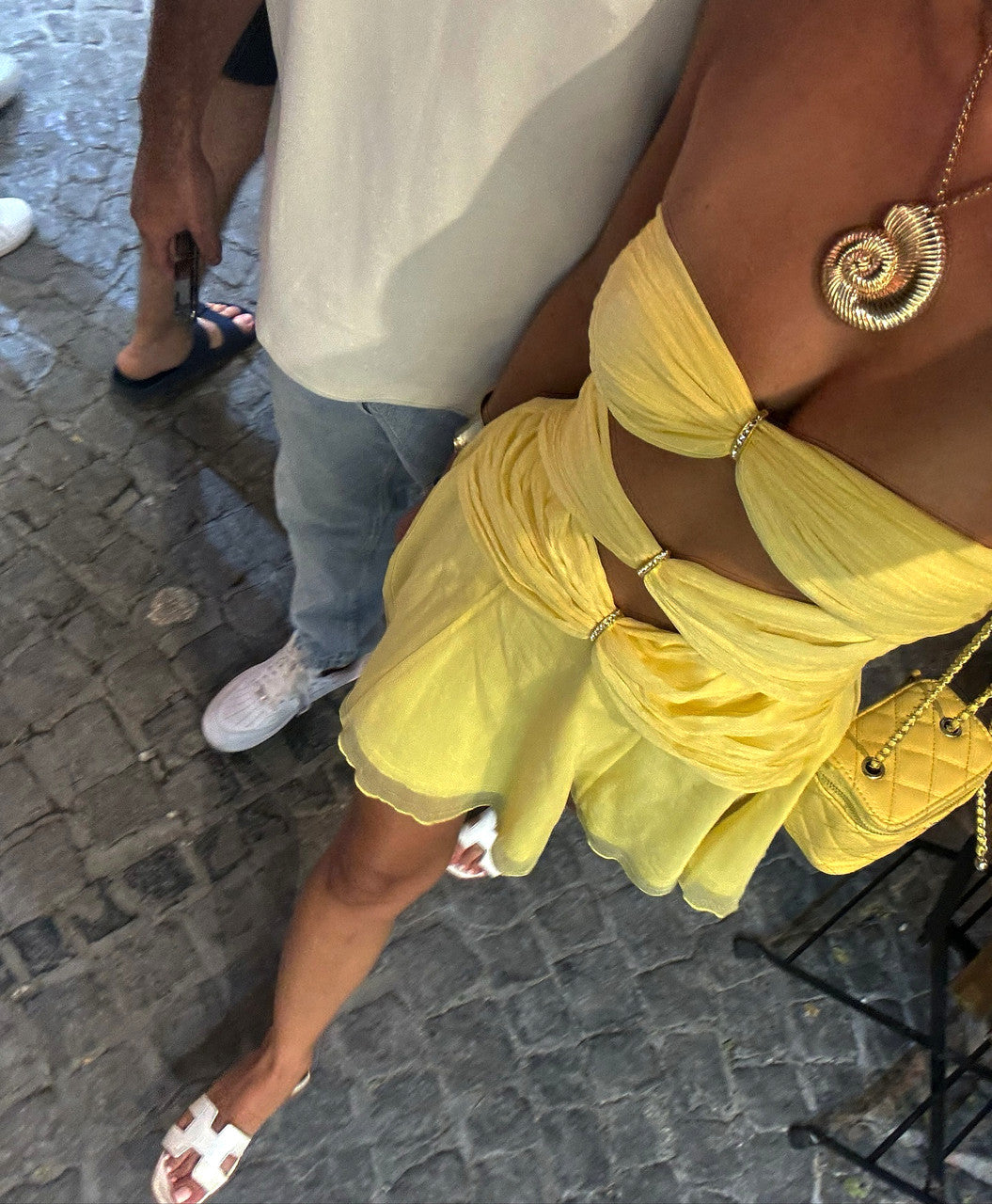 Amara | Twist Mini Dress