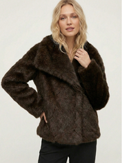 Adele | Faux Fur Oversized Coat