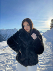 Adele | Faux Fur Oversized Coat