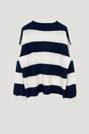 Emma | Striped Oversized Knit Sweater