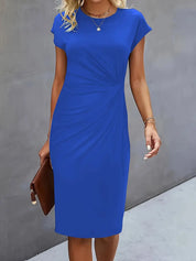 Women's Classic High-Quality Dress with Scoop Neck