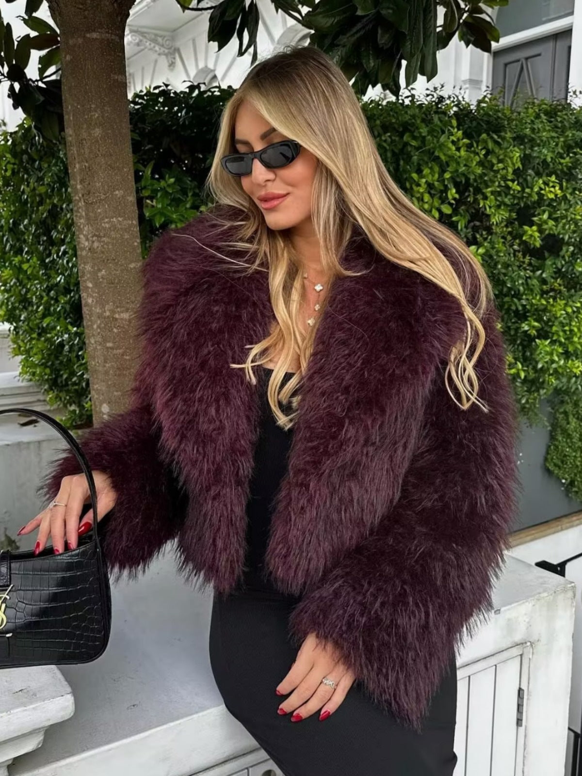 Adele | Faux Fur Oversized Coat