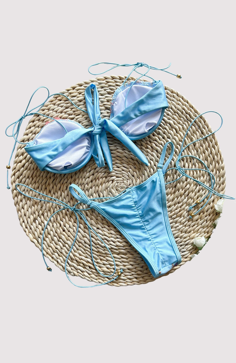 Novalee | Embroidery Split Swimsuit