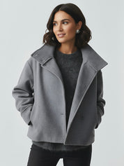 Martha | High-Neck Wool-Blend Jacket